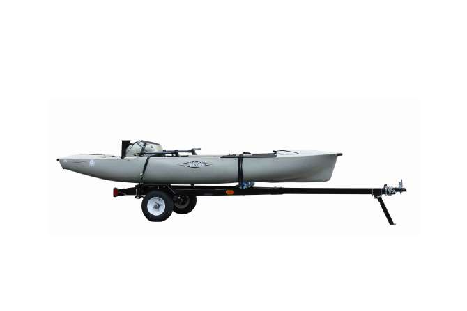 Hobie Pro Angler kayak on the Mult-Sport Trailer